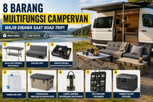 8 barang multifungsi yang wajib dibawa saat roadtrip dengan campervan